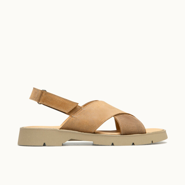 ILOT EC CAMEL CHAUSSURES MARRON par la marque KLEMAN KLEMAN - ILOT EC CAMEL CHAUSSURES MARRON