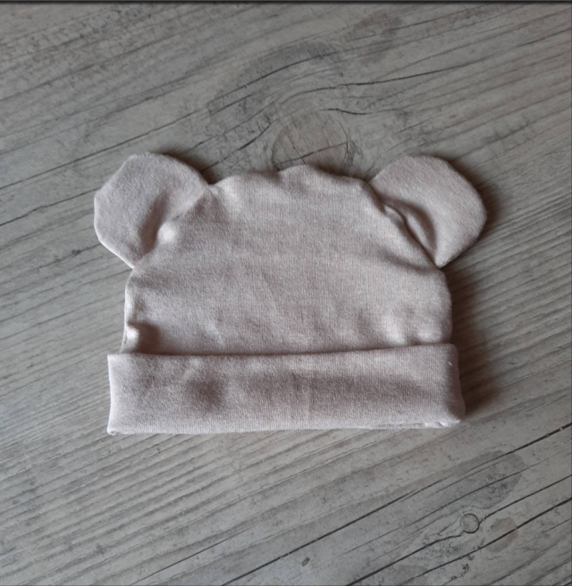 La Fabrique A DeDeuh - Bonnet Bébé – Oreilles d’Ours – Jersey de Coton Oeko-Tex – 18.24 mois