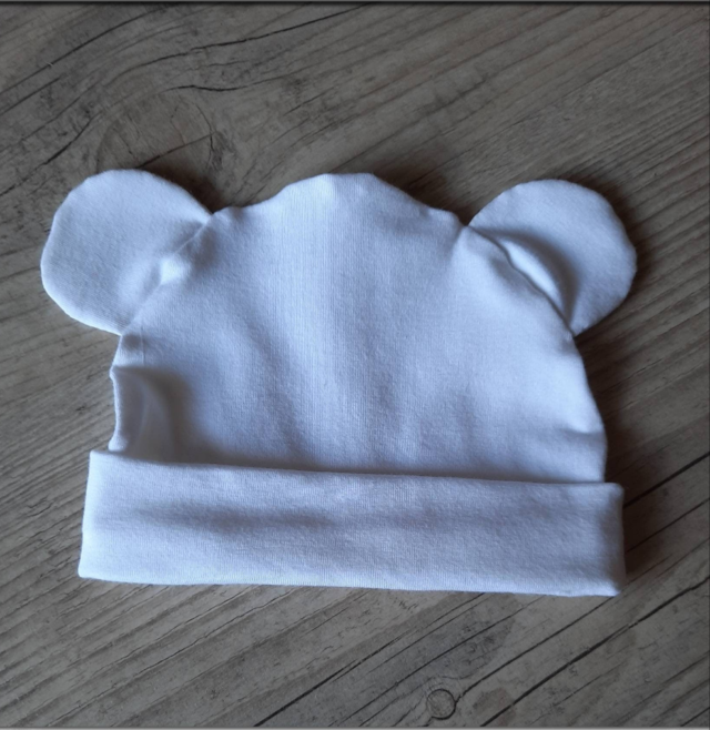 La Fabrique A DeDeuh - Bonnet Bébé – Oreilles d’Ours – Jersey de Coton Oeko-Tex – 18.24 mois