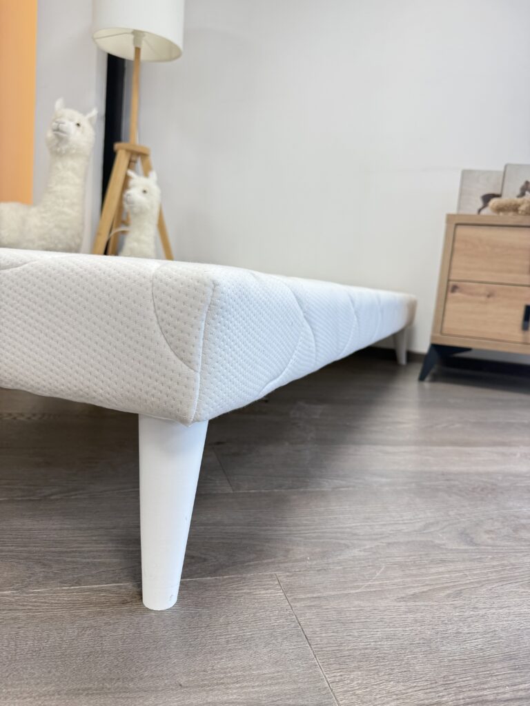 Naturlatt - Sommier Tapissier Enfant - Made in France – 140x200cm - 2 personnes / Blanc