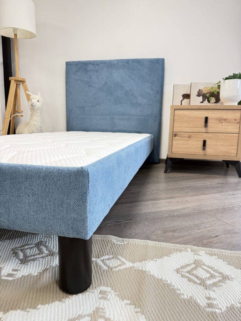 Naturlatt - Ensemble Sommier & Tête de lit pour Enfants - Made in France – 140x200cm - 2 personnes / Chêne naturel