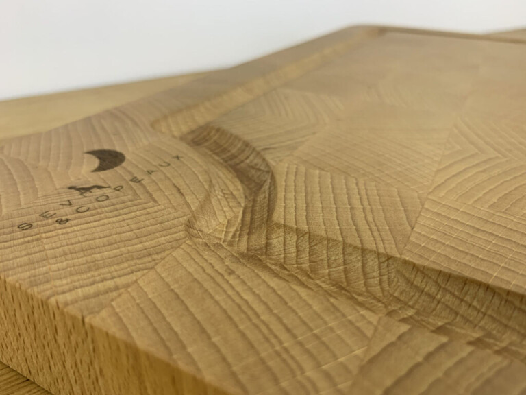 Sève et Copeaux - Planche à découper en bois de bout 39