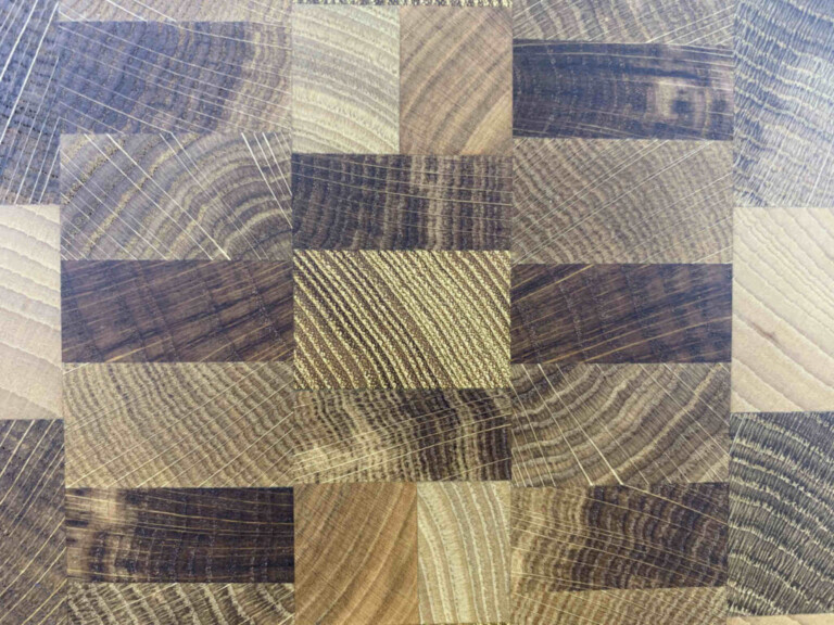 Sève et Copeaux - Planche à découper en bois de bout 28x19