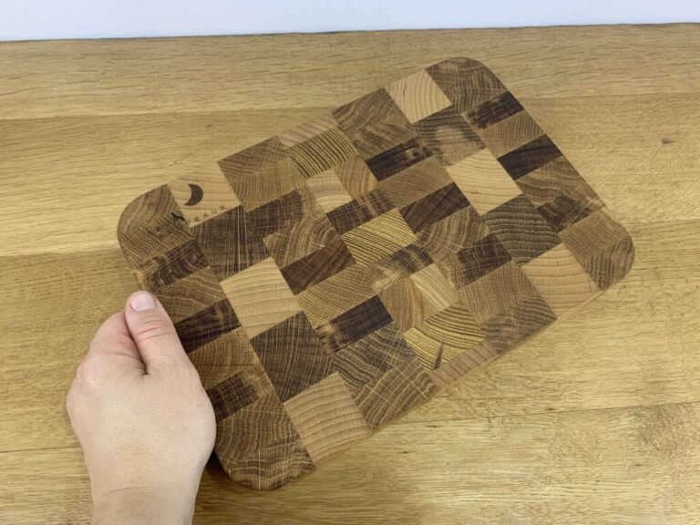 Sève et Copeaux - Planche à découper en bois de bout 28x19