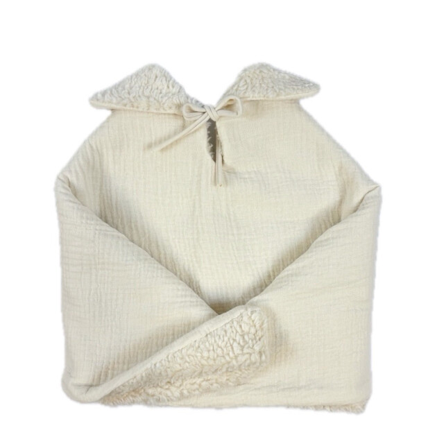 Petit Pote - Poncho bébé enfant – Taille unique / Bleu denim