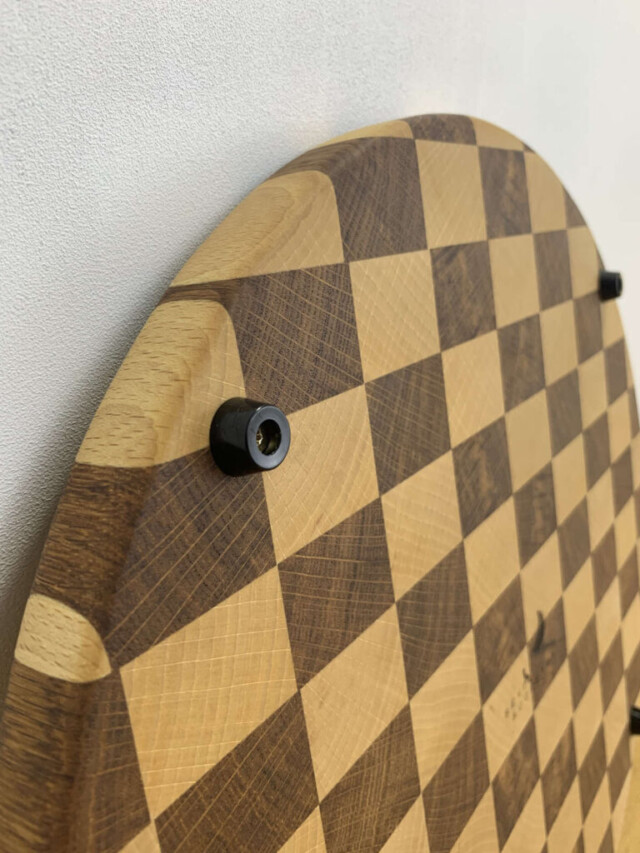 Sève et Copeaux - Planche à découper en bois de bout 38x38cm (avec pieds)