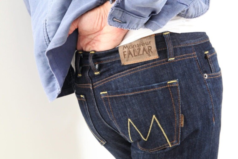 Monsieur Falzar - Le jeans Selvedge 375 - poids léger – 32 = 42 FR