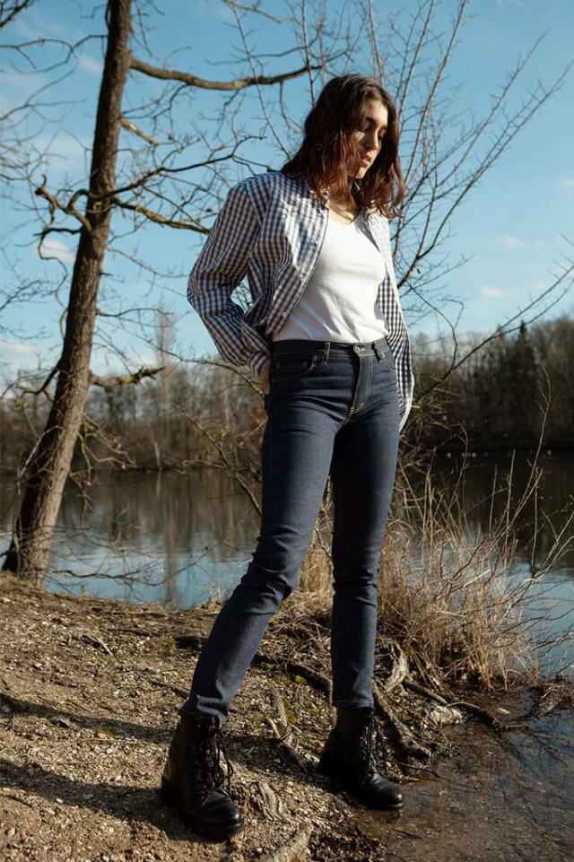 Jean slim femme par la marque Ecclo Ecclo - Jean slim femme