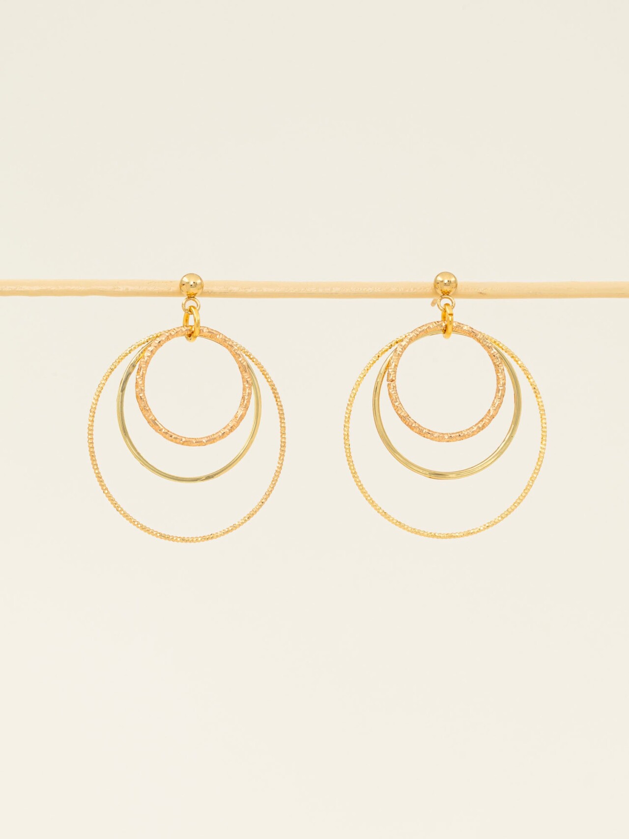 LILIBELLULE boucles doreilles fond creme 136 lili-bellule - PALMYRE – Argent / Grand