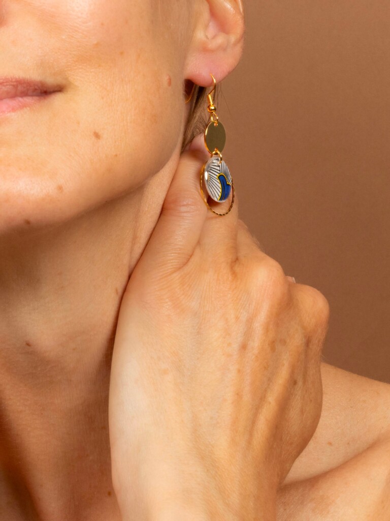 lili-bellule - DAKAR – Marine / Argent