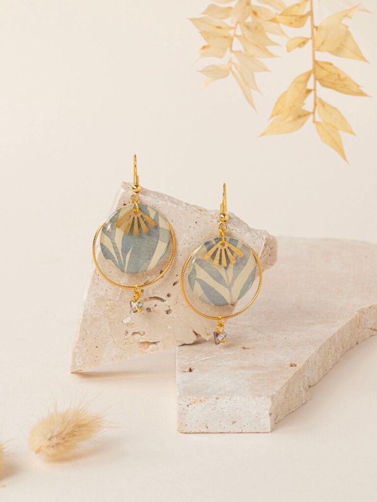 lili-bellule - SAVANNAH – Bleu / Or