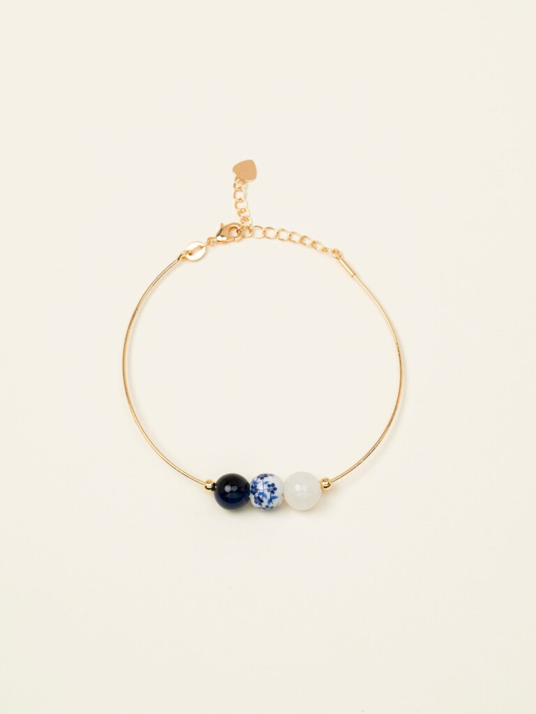LILIBELLULE bracelets joncs fond creme 4 Rhodes lili-bellule - RHODES – Marine