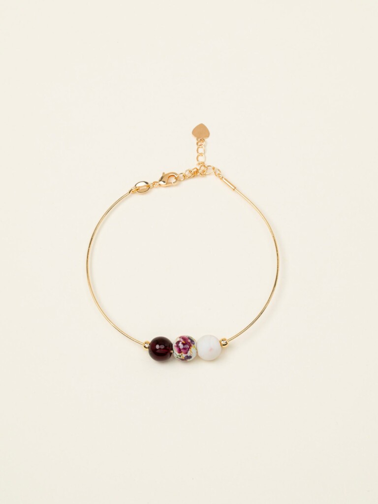 LILIBELLULE bracelets joncs fond creme 7 Djerba lili-bellule - DJERBA – Rouge
