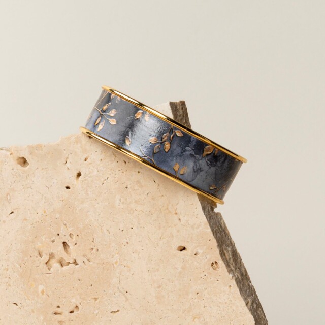 lili-bellule - MEIJE – Bleu / Argent / 20 mm
