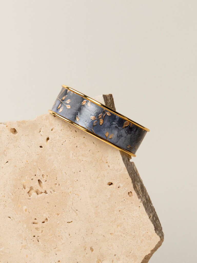 lili-bellule - MEIJE – Bleu / Argent / 20 mm