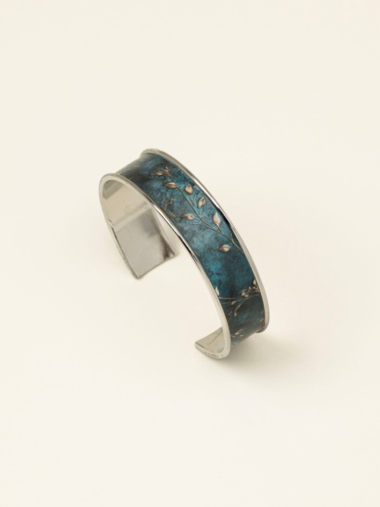 lili-bellule - MEIJE – Bleu / Argent / 20 mm