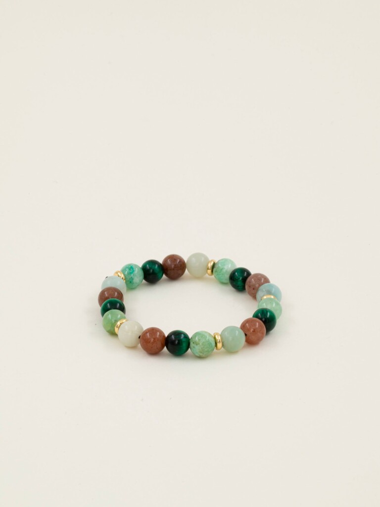 LILIBELLULE bracelets perles fond creme 76 Pacaya lili-bellule - PACAYA – Vert / Homme