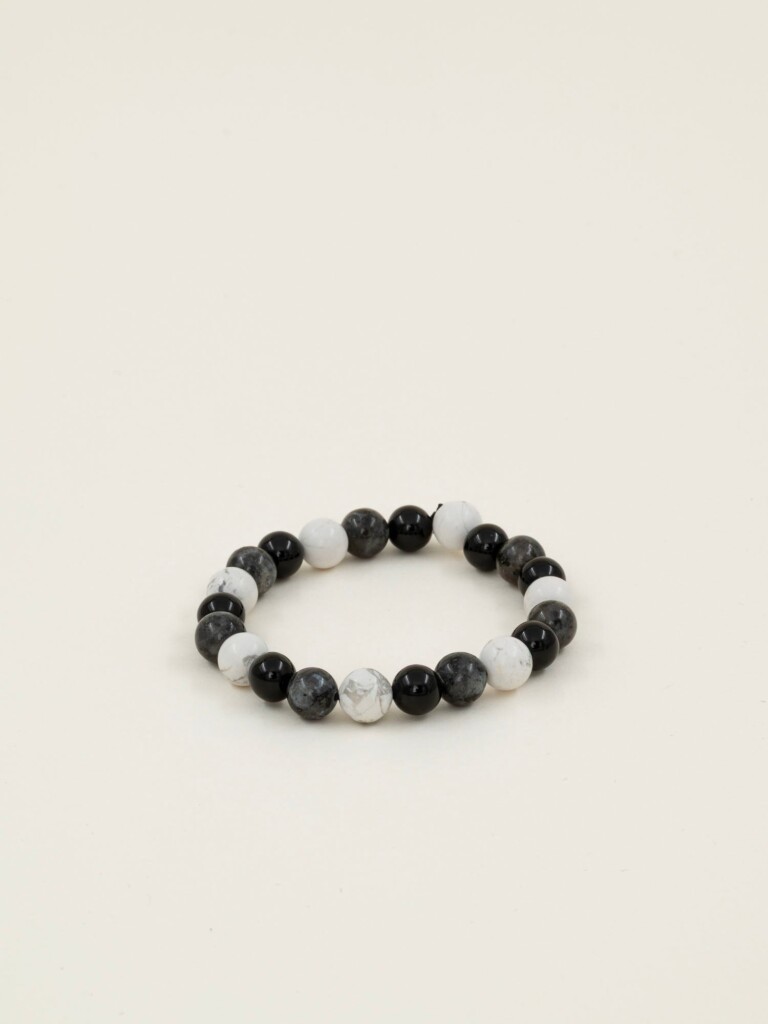 LILIBELLULE bracelets perles fond creme 81 Everest lili-bellule - EVEREST – Noir / Homme
