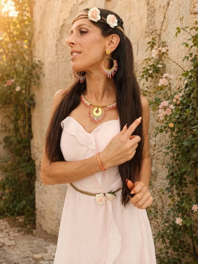 valdyria.com - Boucles D’oreilles Pendantes Mira Aurora