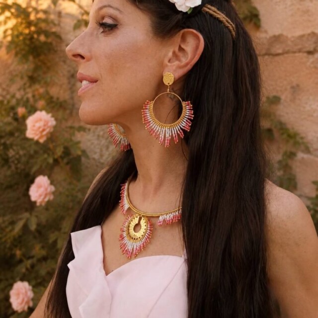 valdyria.com - Boucles D’oreilles Pendantes Mira Aurora