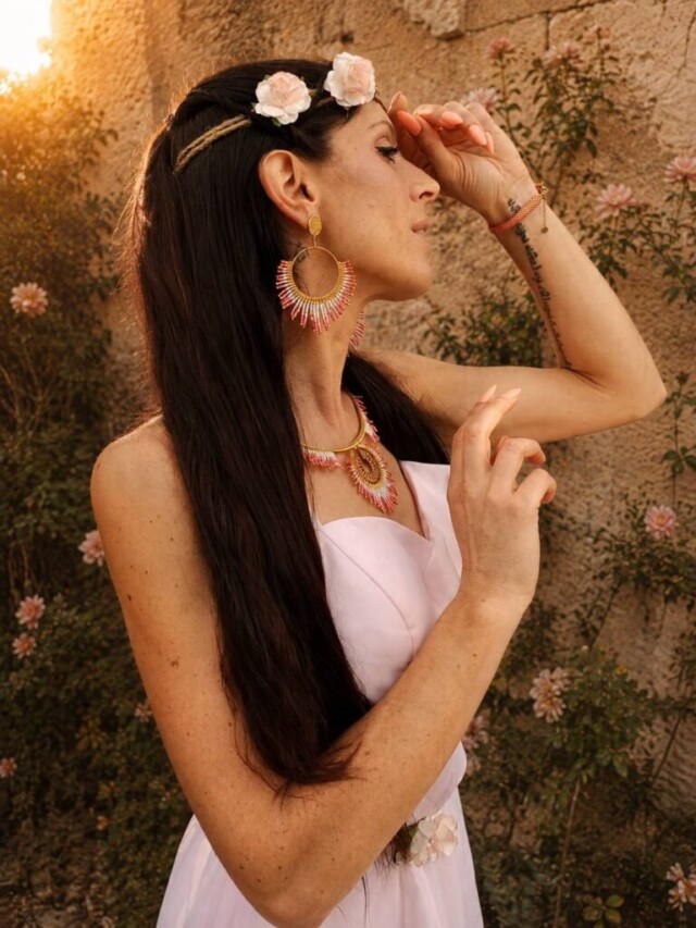 valdyria.com - Boucles D’oreilles Pendantes Mira Aurora