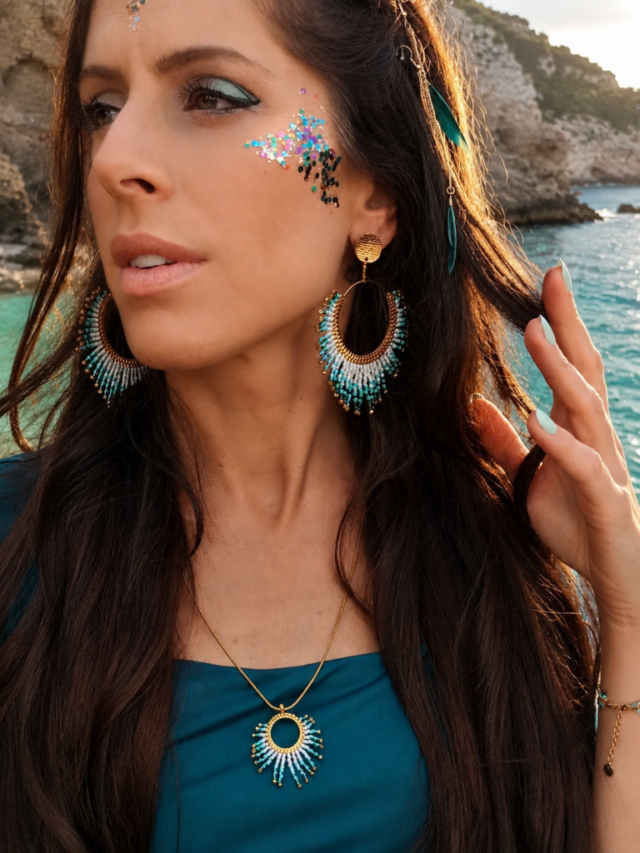 valdyria.com - Boucles D’oreilles Pendantes Mira Calypsa