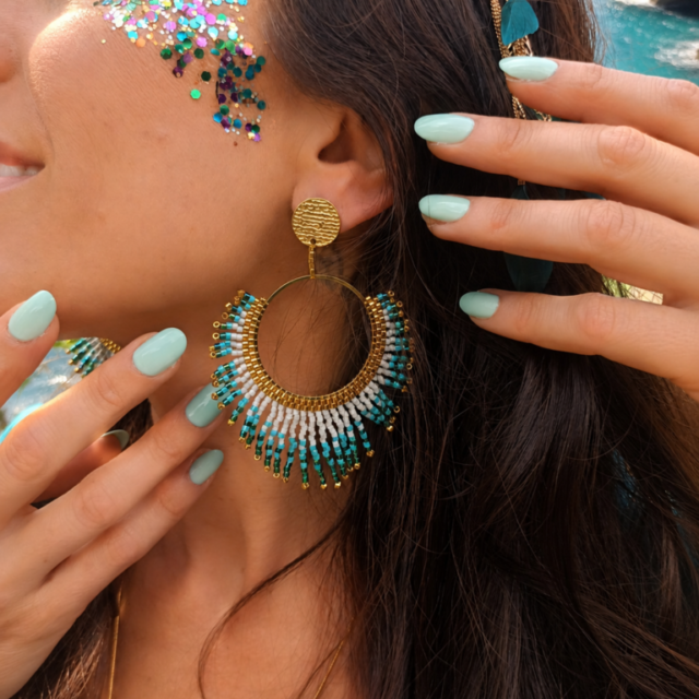 valdyria.com - Boucles D’oreilles Pendantes Mira Calypsa