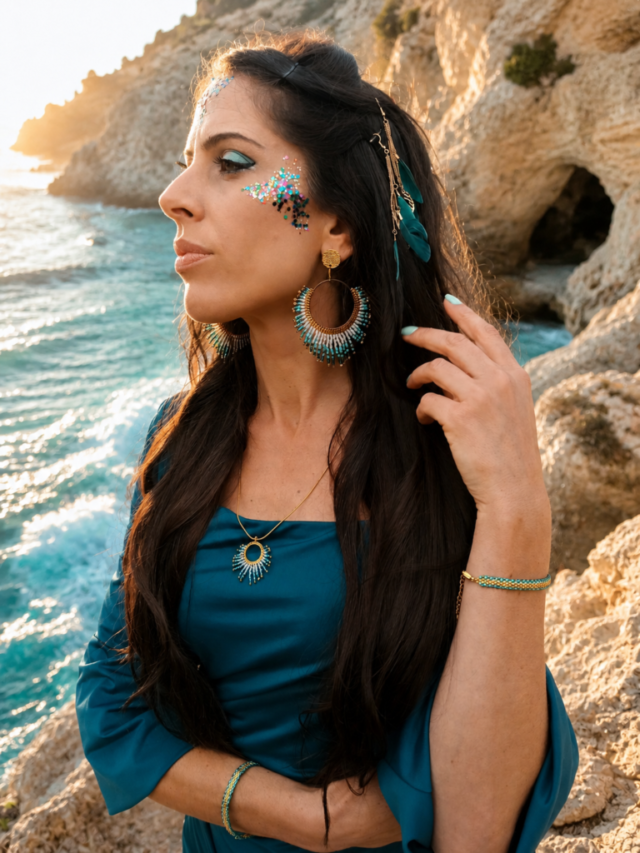 valdyria.com - Boucles D’oreilles Pendantes Mira Calypsa