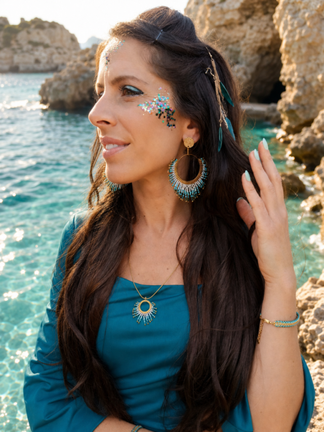 valdyria.com - Boucles D’oreilles Pendantes Mira Calypsa