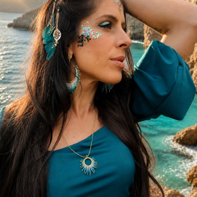 valdyria.com - Collier à Pendentif Mira Calypsa