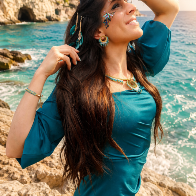 valdyria.com - Petites Boucles D’oreilles Mira Calypsa