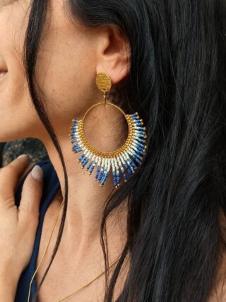 Boucles D’oreilles Pendantes Mira Obscura par la marque Valdyria Valdyria - Boucles D’oreilles Pendantes Mira Obscura