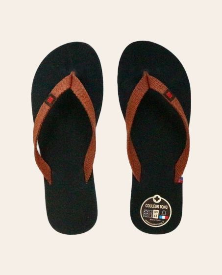 Couleur Tong - Tong Cuir MOOREA Rouille – 40-41