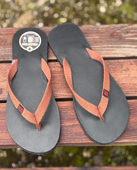 Couleur Tong - Tong Cuir MOOREA Rouille – 40-41