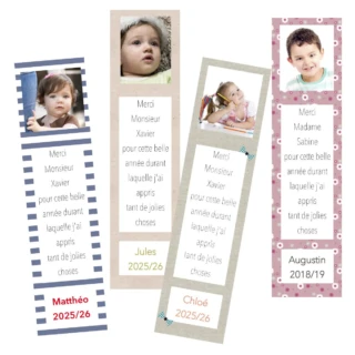 L’Atelier BABY’SPHERE - Marque page maître(sse) à personnaliser avec texte et photo