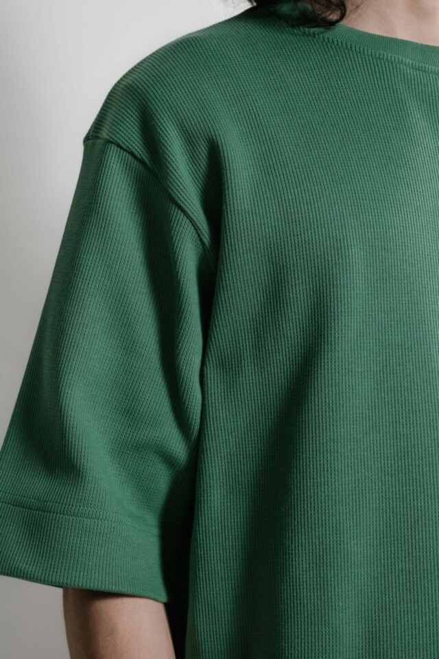 Nitto Knitwear - Vahé manches courtes - Vert – XXL