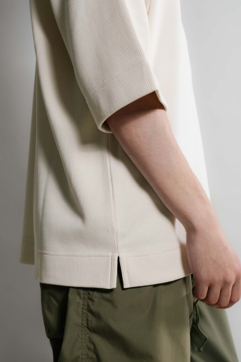 Nitto Knitwear - Vahé manches courtes - Naturel – XXL