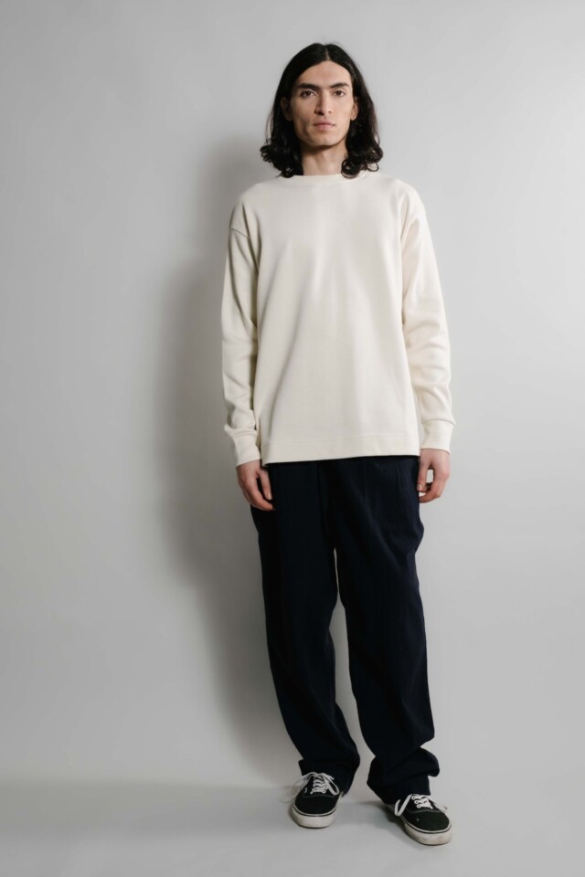 Nitto Knitwear - Vahé manches longues - Naturel – XXL