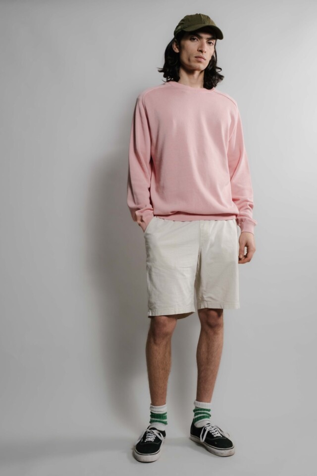 Nitto Knitwear - Pull Sevan Marteau - Rose Pâle – XL