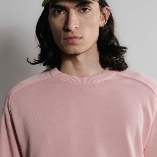 Nitto Knitwear - Pull Sevan Marteau - Rose Pâle – XL