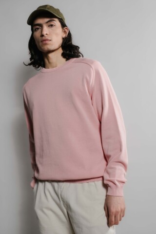 Nitto Knitwear - Pull Sevan Marteau  Rose Pâle