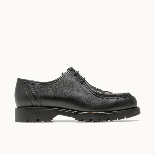 PADRINI BC NOIR+BEIGE CHAUSSURES NOIR par la marque KLEMAN KLEMAN - PADRINI BC NOIR+BEIGE CHAUSSURES NOIR
