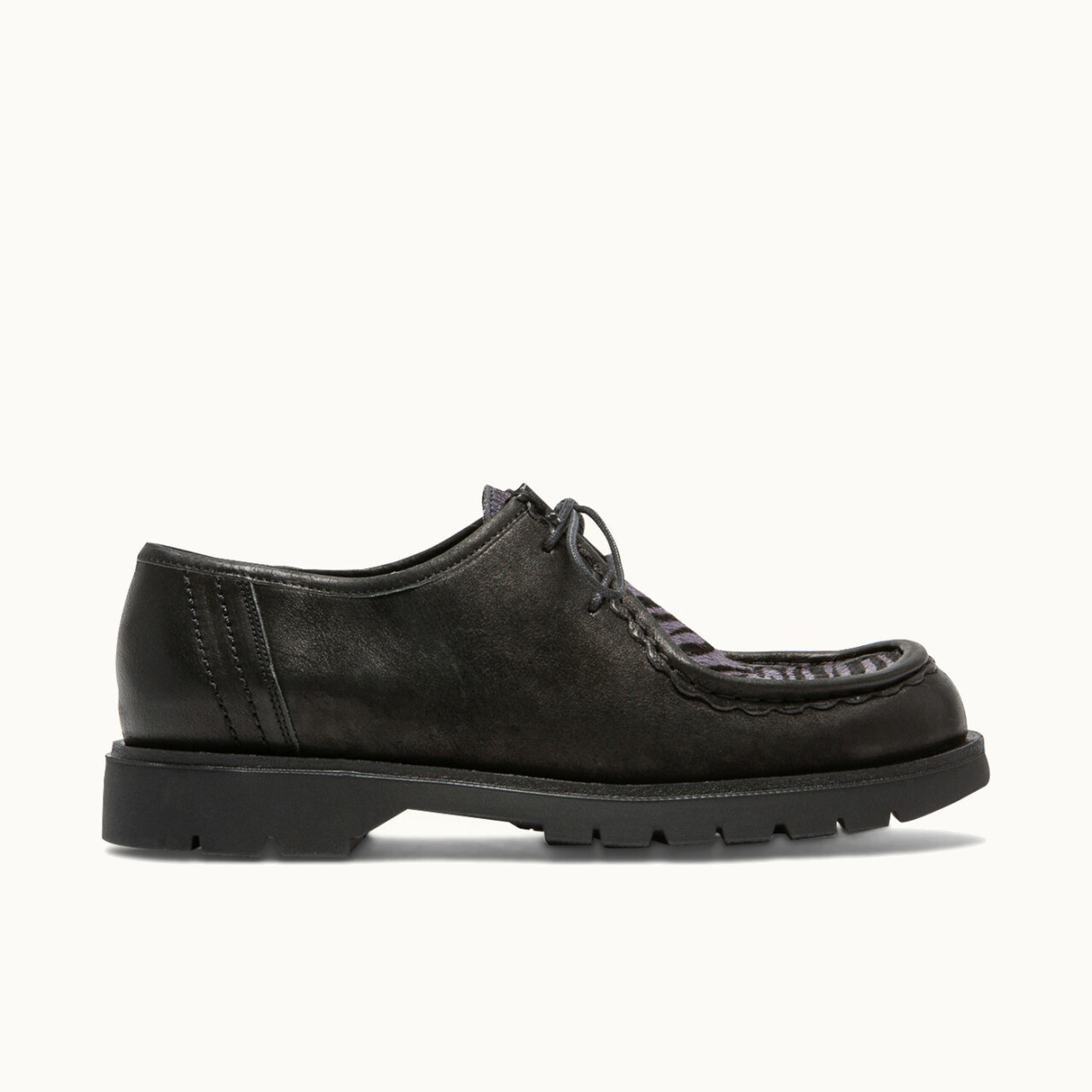 PADRINI LA021JZ 07 KLEMAN - PADRINI NOIR+GRIS CHAUSSURES NOIR