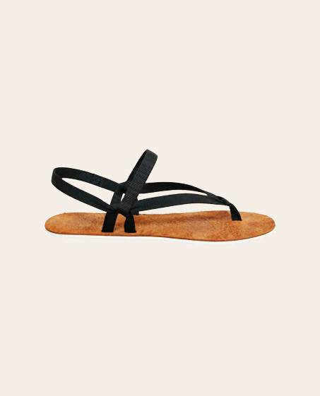 Couleur Tong - Sandales Cuir PIED NU Marron – 46-47