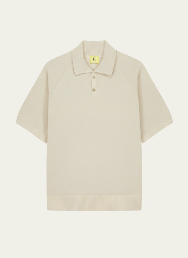 Nitto Knitwear - Sevan Polo - Naturel – XL