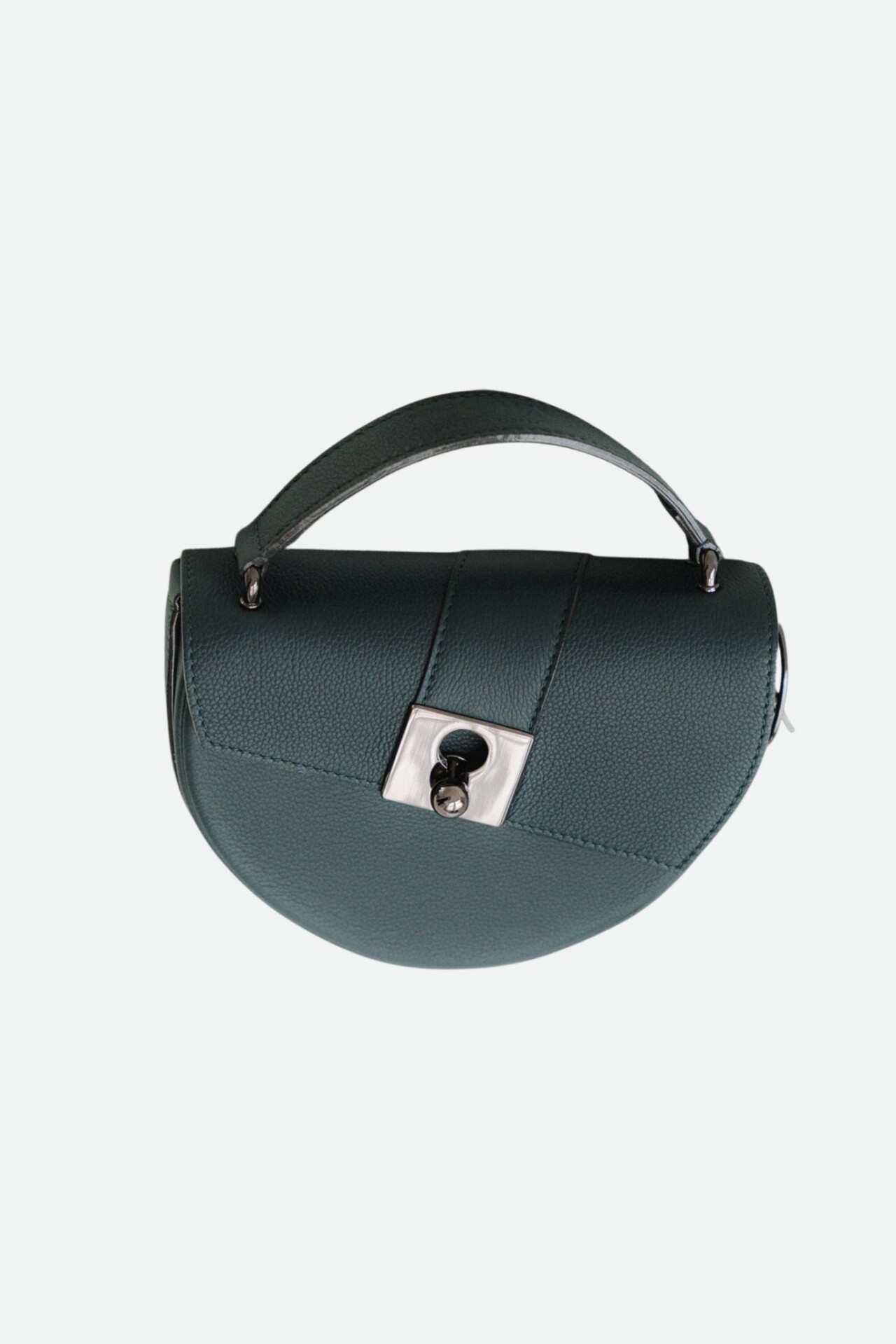 Sac demi lune vert Nodie's - Côme - vert sapin grainé