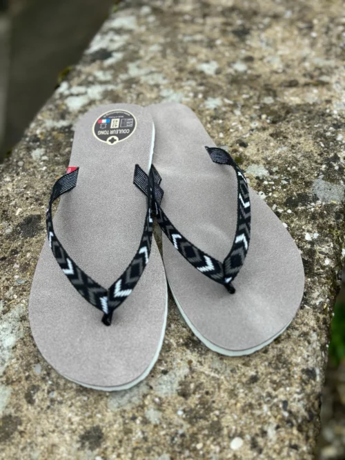 Couleur Tong - Tong Cuir MAYA Taupe – 40-41