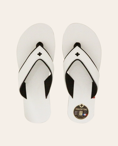 Couleur Tong - Tong Cuir SPERONE Blanc – 40-41