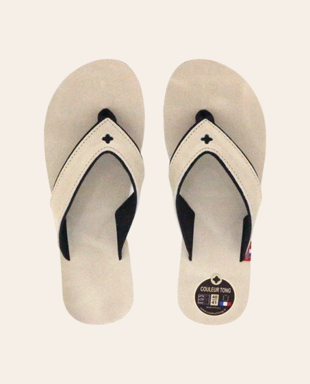 Couleur Tong - Tong Cuir SPERONE Ivoire – 40-41
