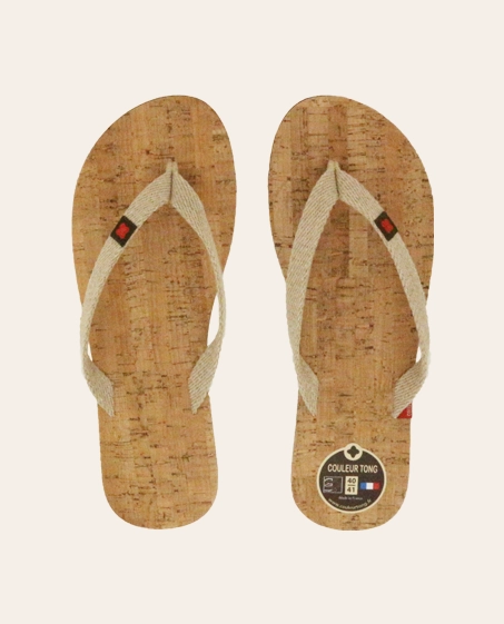 Couleur Tong - Tong Liège MOOREA Ecru – 40-41